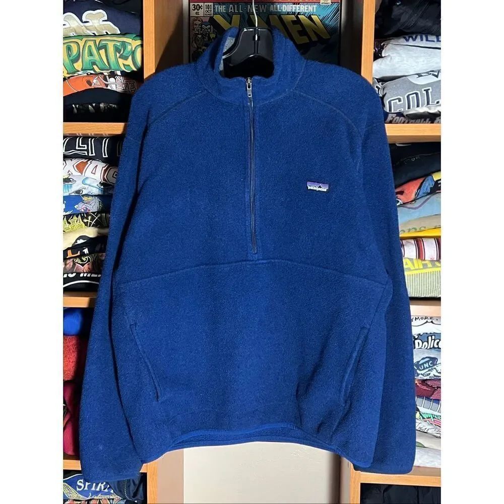 Vintage Patagonia Men’s Synchilla Marsupial Half Zip Fleece Pullover